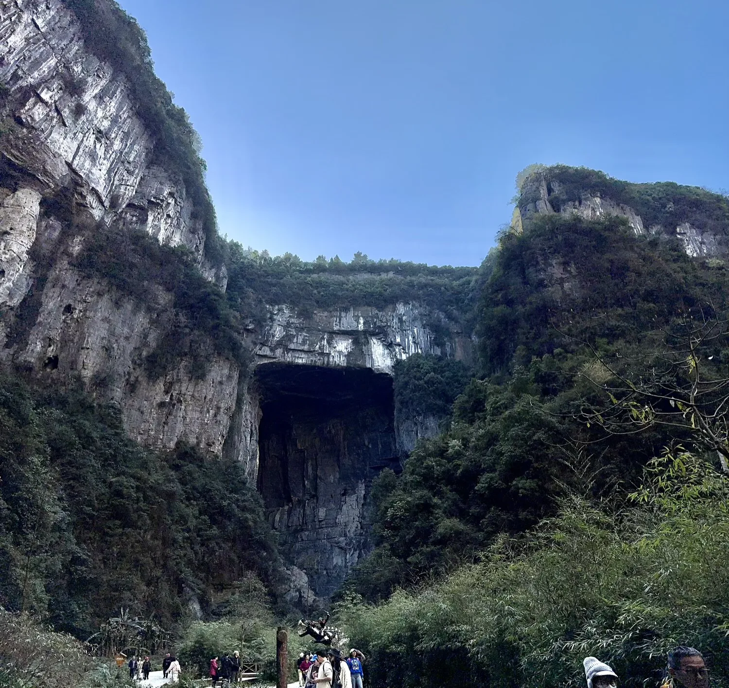 Tianlong Natural Bridge Wulong Tiankeng Three Natural Bridges