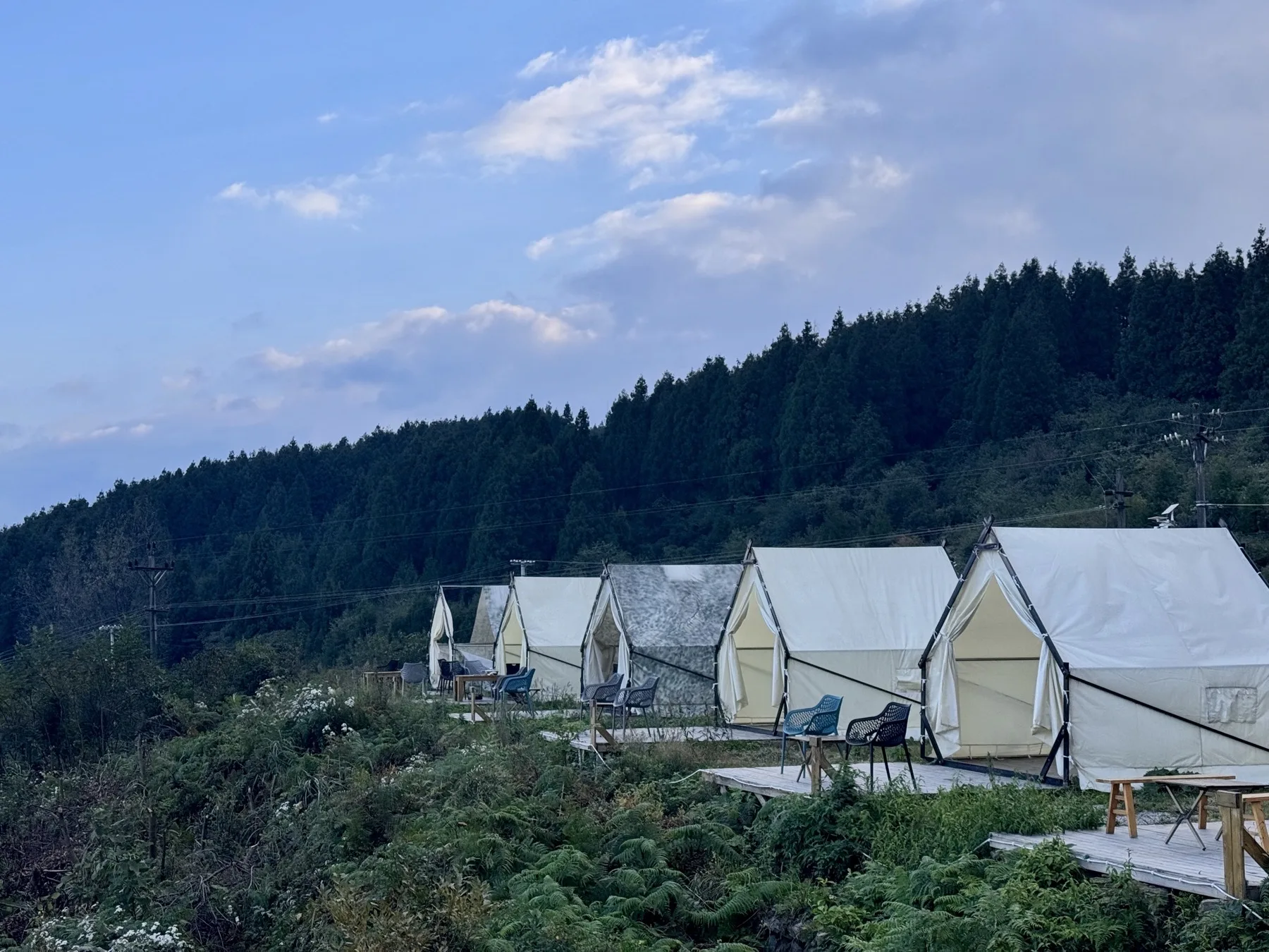 Route 178 Jinfo Mountain Golden Buddha Mountain Camp Site