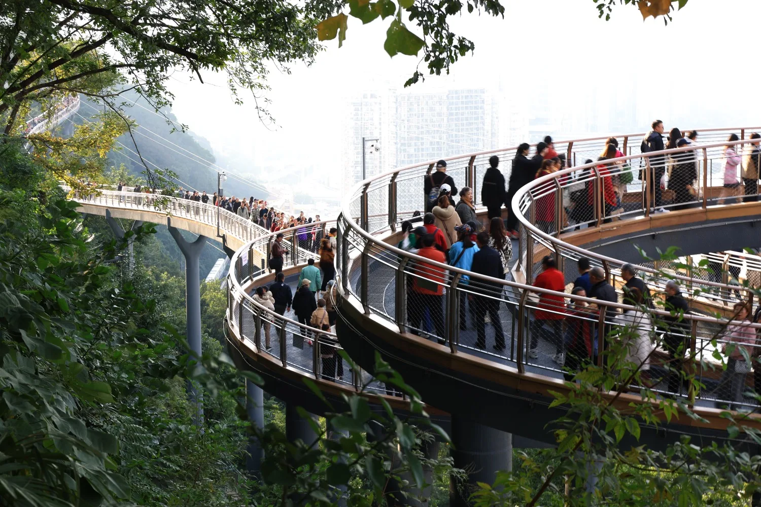 E-Ling Park Chongqing Skywalk
