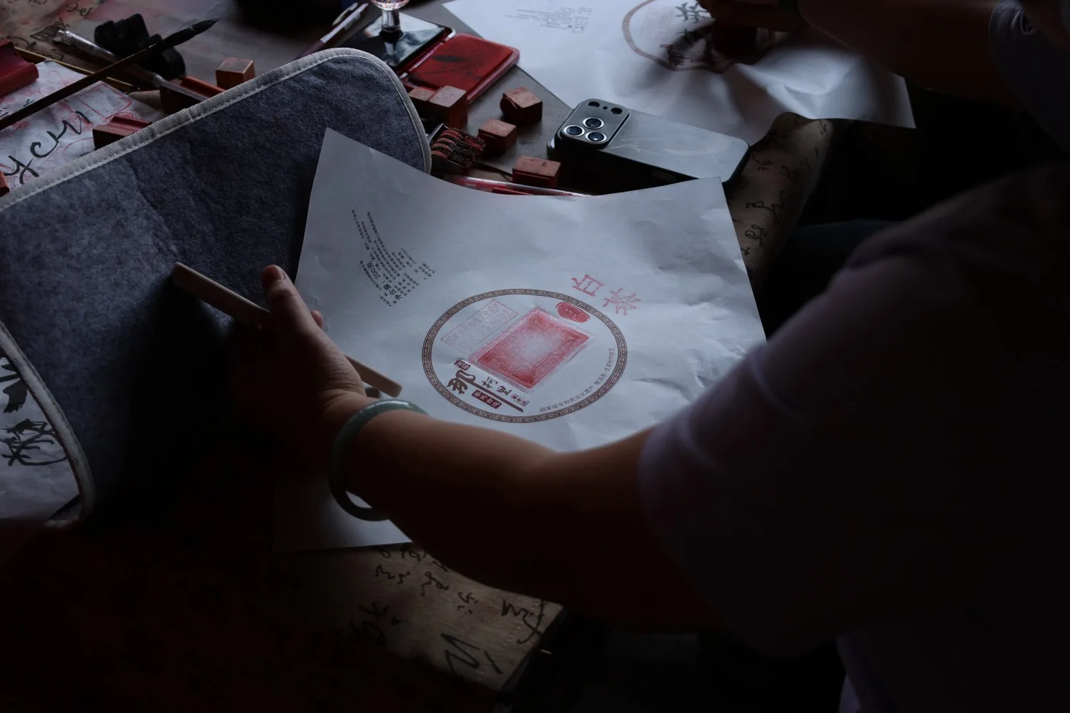 PuEr Tea Cake Making Step 6 Seal