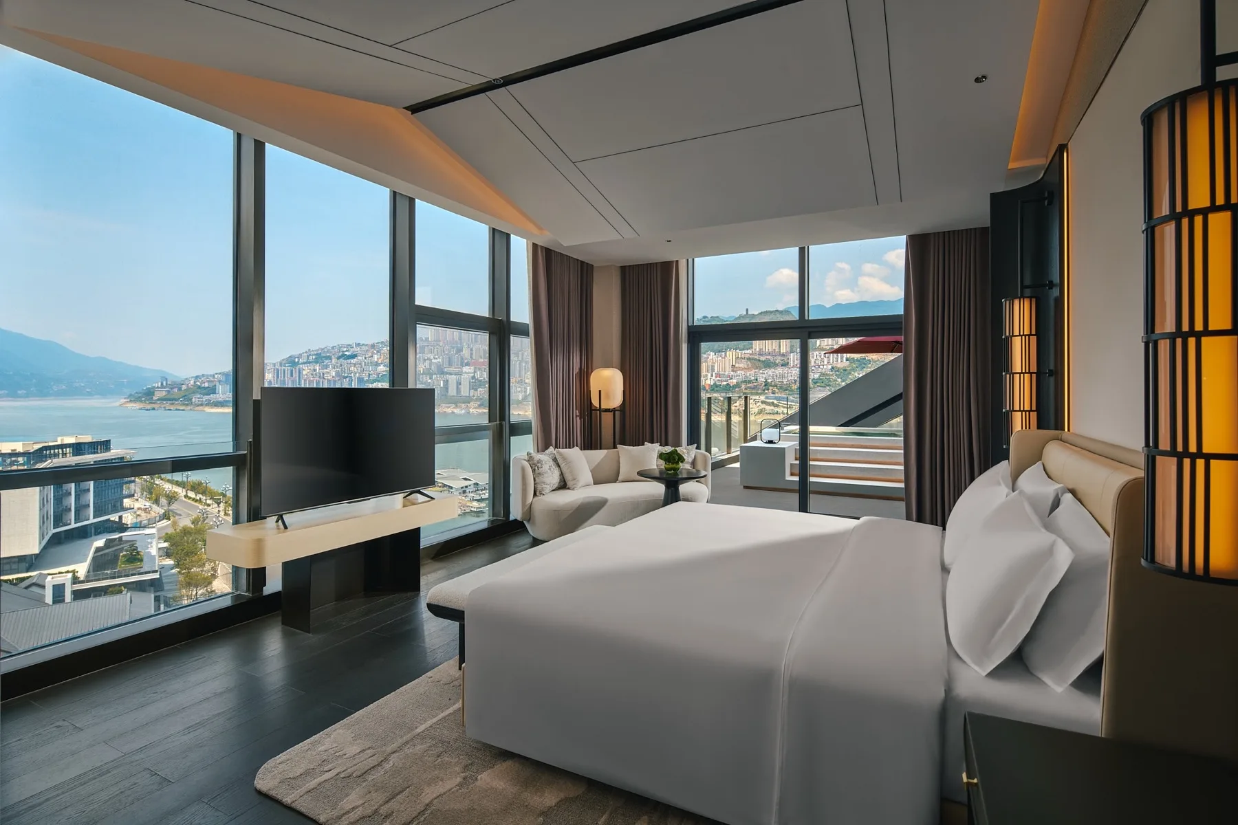 Wushan Hualuxe Hotel bedroom