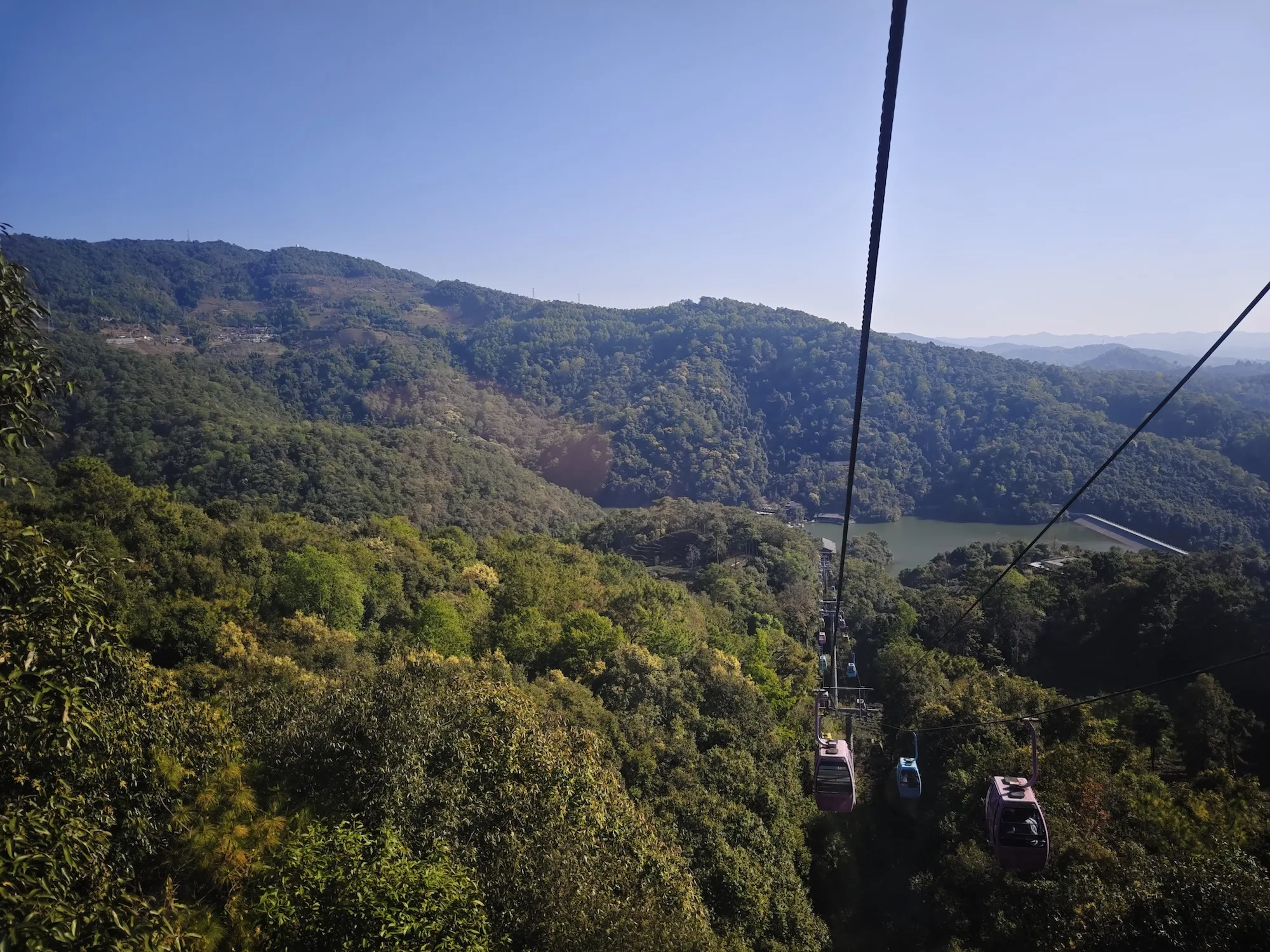 PuEr Dingbo Lake Cableway